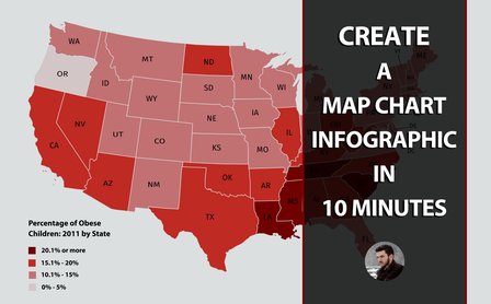 Create a Custom Map Chart Infographic in 10 minutes