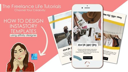 Elevate Your Business Social Media: Design an Aesthetic Instastory Template in Affinity Designer
